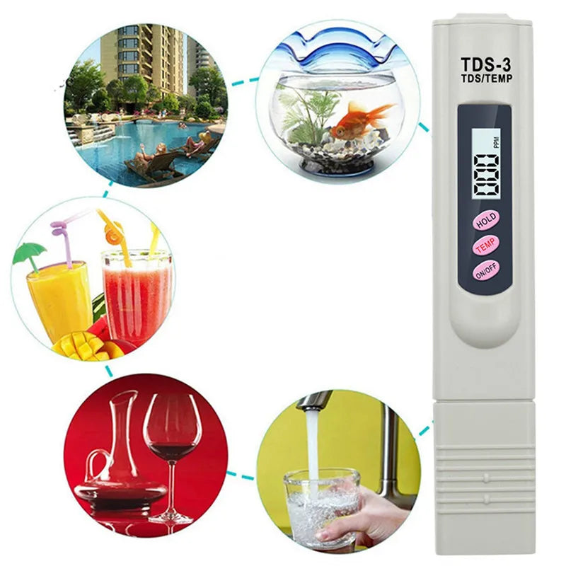 2-in-1 TDS Water Quality Tester for Accurate Monitoring - Smarsty