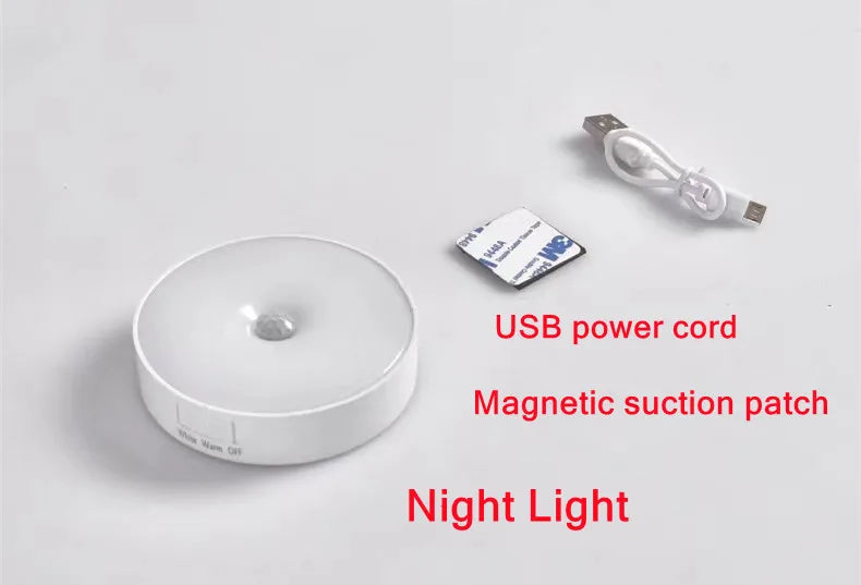 Rechargeable Motion Sensor LED Night Light for Home - Smarsty