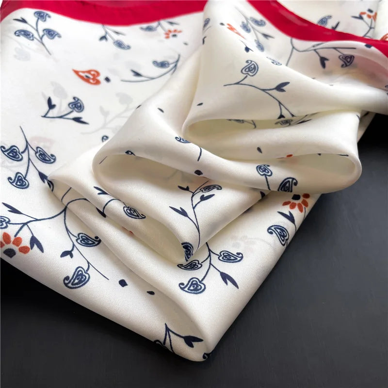 Luxury Silk Scarf for Women Summer Travel Shawl - Smarsty