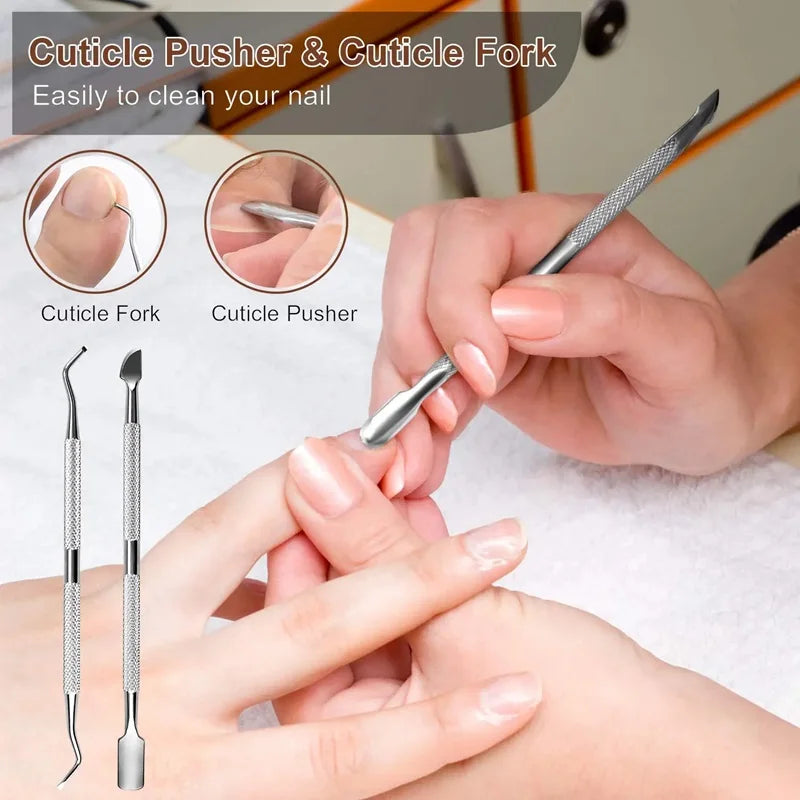 27PCS Stainless Steel Foot Care Kit for Smooth Skin - Smarsty