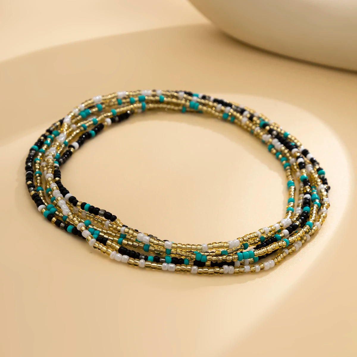 Bohemia Colorful Seed Beads Belly Chain for Summer - Smarsty