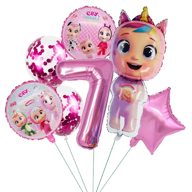 Cry Babies Birthday Party Decorations Tableware Set - Smarsty