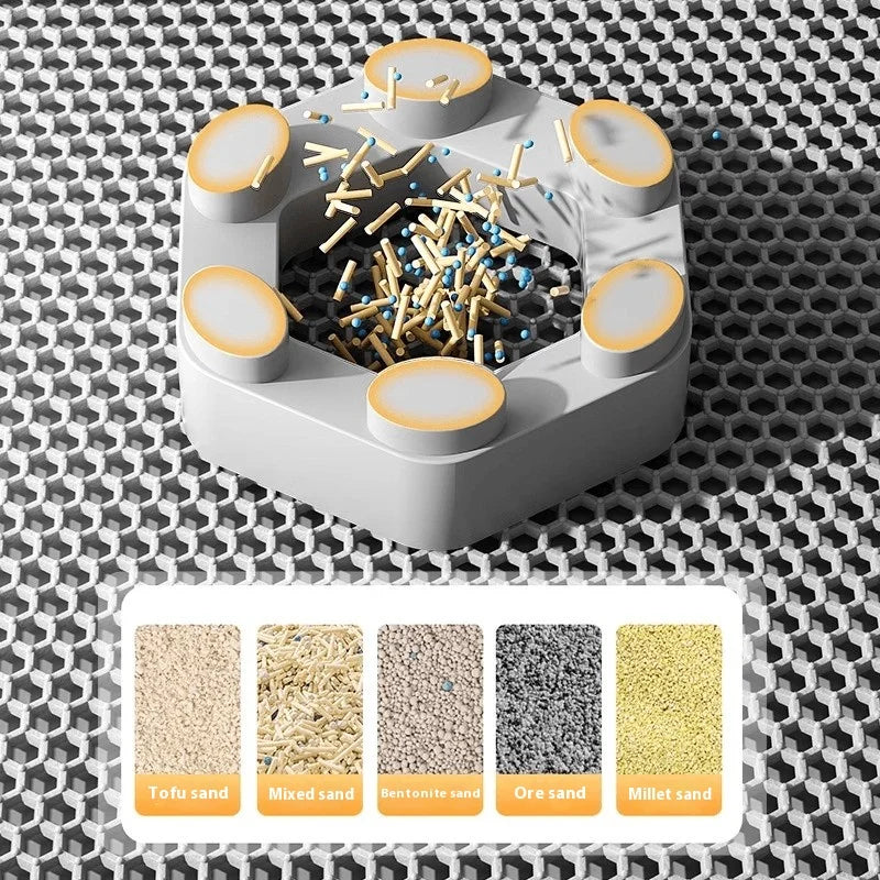 Extra Large Cat Litter Mat Heavy Duty Waterproof 2 Layer Non Slip Washable Pet Floor Protector Litter Box Sand Stopper - Smarsty
