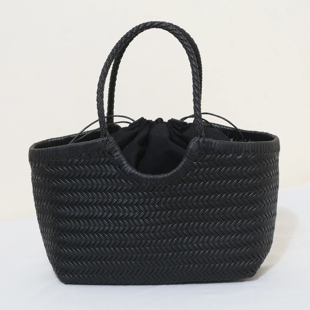 Genuine Leather Tote Bag For Women With Crossbody Strap - Smarsty