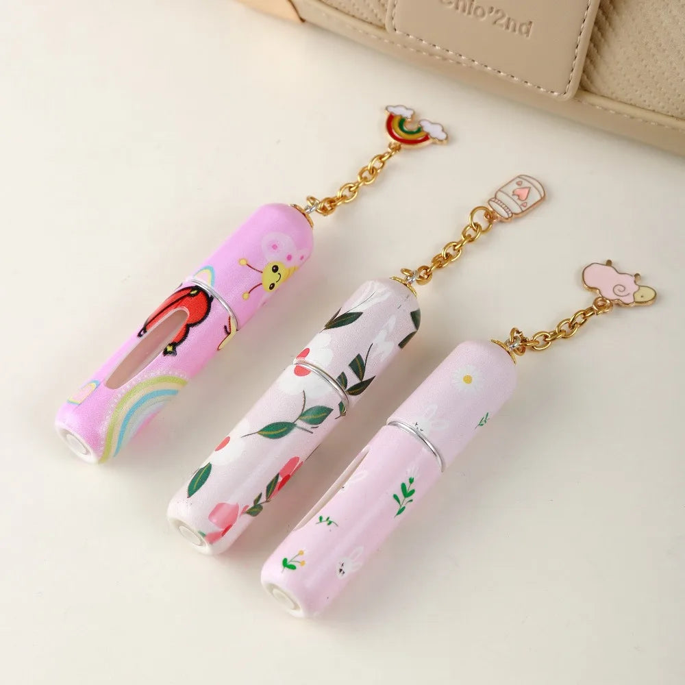 Portable 5ml Refillable Spray Bottle with Elegant Design - Smarsty