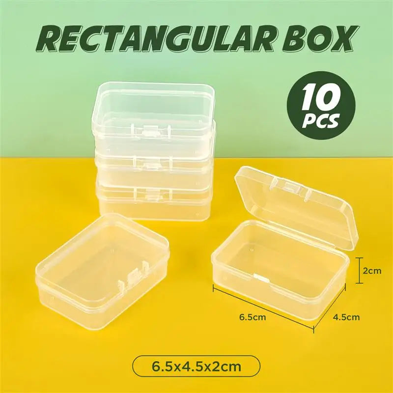 Translucent Plastic Jewelry Storage Box Set - Smarsty