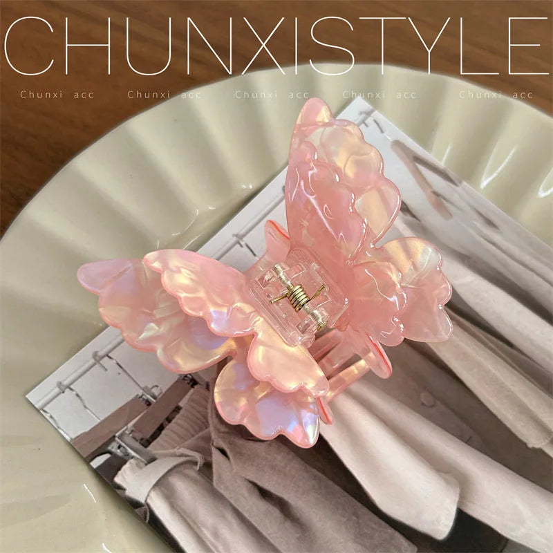 Fairy Butterfly Hair Claw Clip for Stylish Updos - Smarsty
