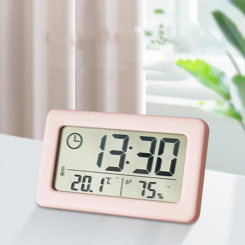 Mini Digital Clock with Temperature and Humidity Display - Smarsty