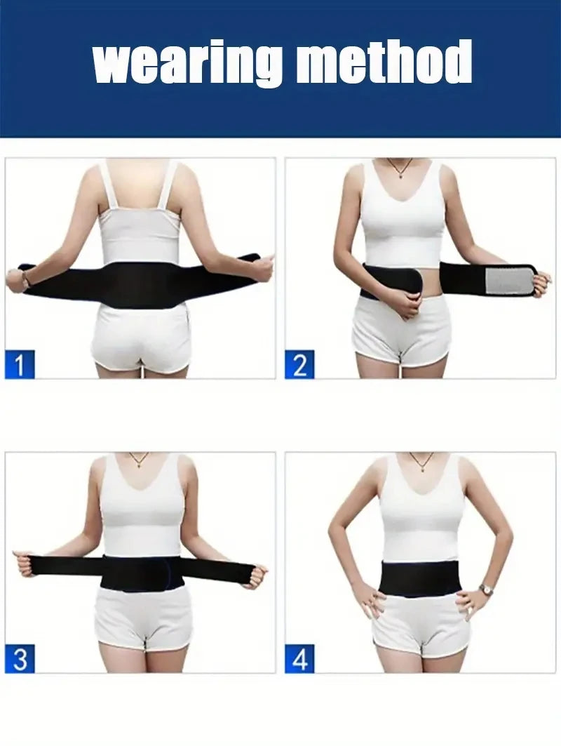 Adjustable Self Heating Magnetic Therapy Support Belt - Smarsty