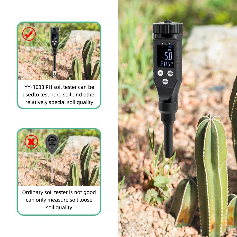 Smart Soil PH Meter with Bluetooth Data Logging - Smarsty