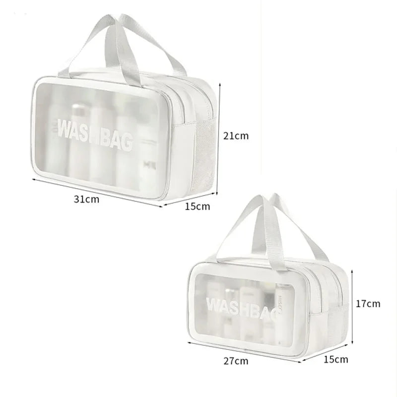 Wet-dry separation makeup bag portable toiletry bag travel essentials large capacity storage bag fitness swimming essentials - Smarsty
