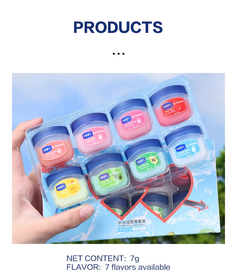 Moisturizing Lip Balm Set for Soft and Healthy Lips - Smarsty