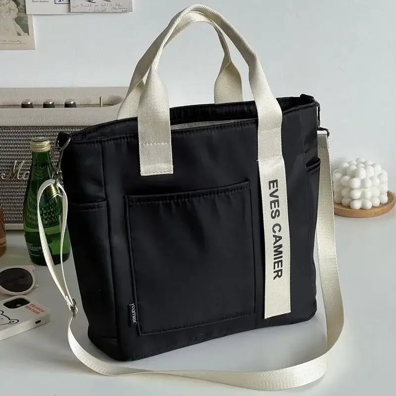 Casual Large Capacity Tote Bag Nylon Waterproof Everyday - Smarsty