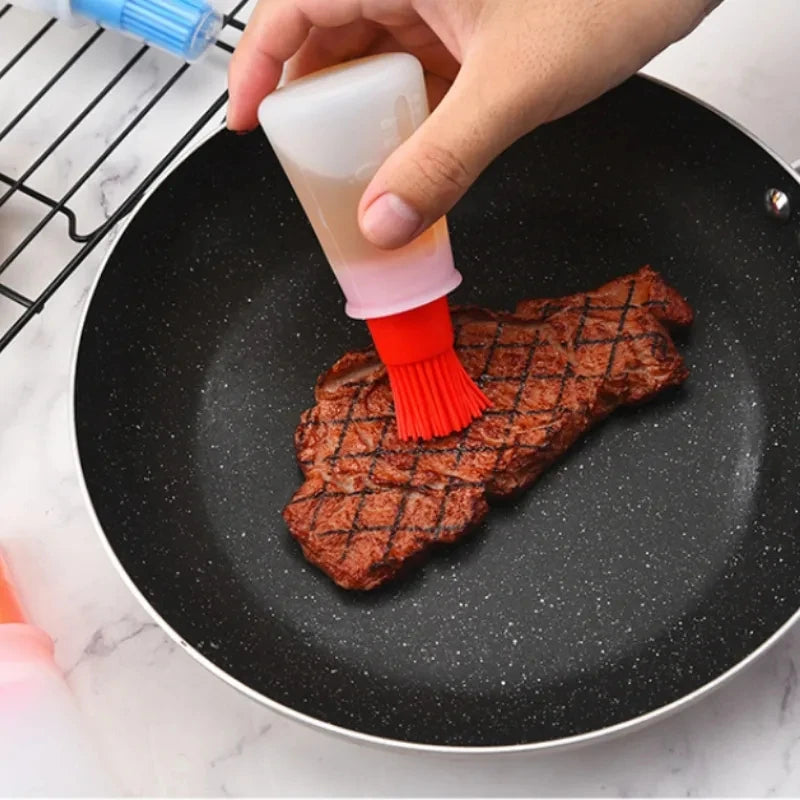 Silicone Oil Dispenser Brush for High Temperature Cooking - Smarsty