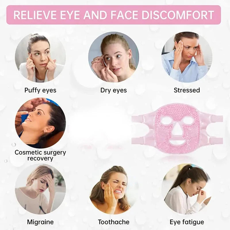 Full Face Massage Ice Compress for Repeated Use - Smarsty