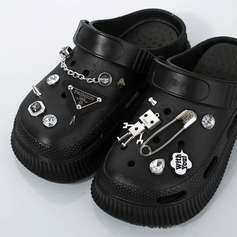 Shoe Charms for DIY Colored Diamond Crystal Shoe Buckle Decoration for Shoe Charm Accessories Kids Party Gift Shoes Decorations - Smarsty