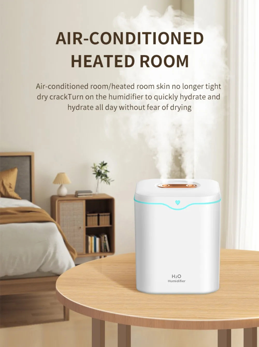 Double Spray USB Air Humidifier With Large Capacity - Smarsty