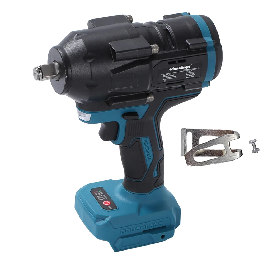 Heimerdinger 18V Brushless Cordless Impact Wrench 1000NM Torque - Smarsty