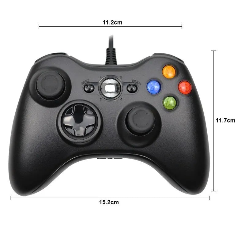 Xbox 360 Wired Game Controller With Dual Vibration Feature - Smarsty