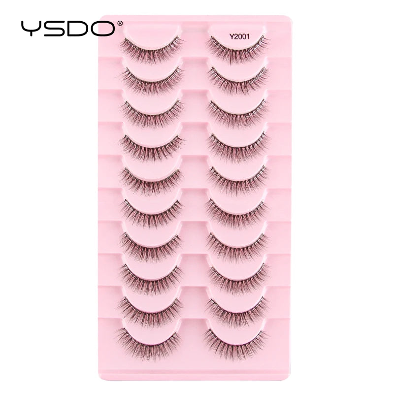 YSDO Natural Full Cat Eye False Eyelashes 3D Effect - Smarsty