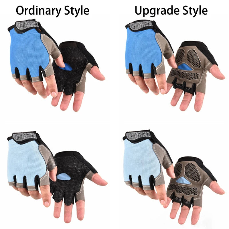 Breathable Anti Slip Half Finger Cycling Gloves for Men and Women - Smarsty