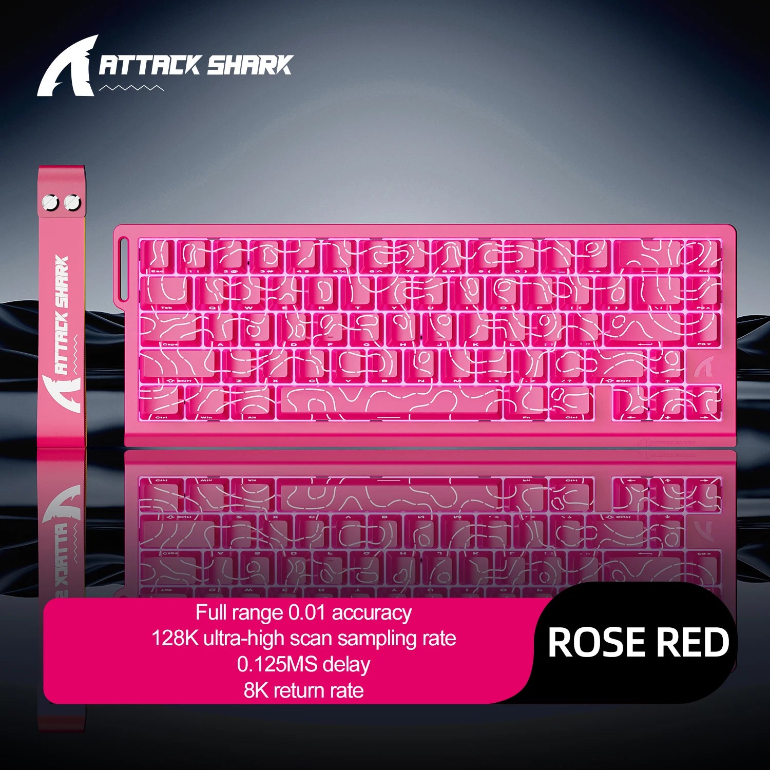 Wired Mechanical Gaming Keyboard With Rapid Trigger 8000Hz