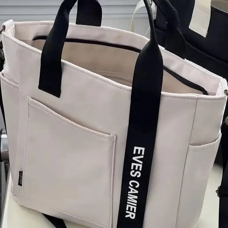 Casual Large Capacity Tote Bag Nylon Waterproof Everyday - Smarsty