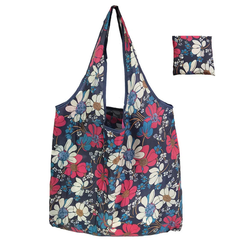 Reusable Grocery Bags Large Foldable Washable Eco Friendly - Smarsty