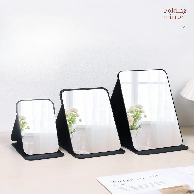 Portable Folding Makeup Mirror with Creative Design - Smarsty