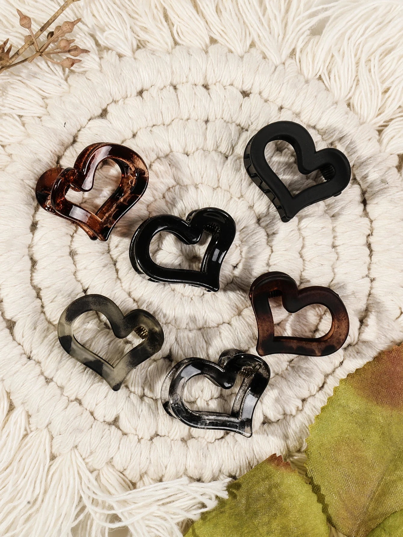 Mini Flower Hair Clips Pack Creaseless Claw Clips For Bangs - Smarsty