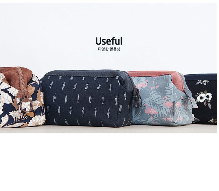 Flamingo Travel Makeup Bag With Large Capacity Organizer - Smarsty