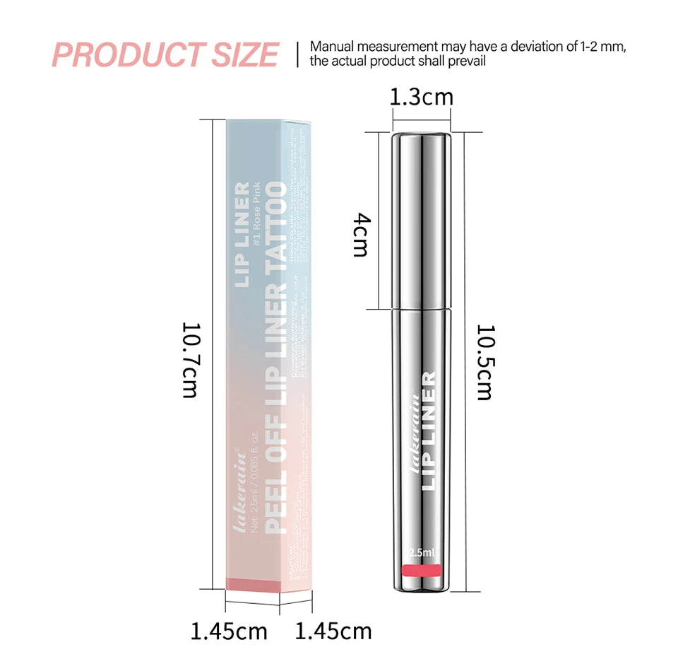 Waterproof Long Lasting Lip Liner with Hydrating Formula - Smarsty
