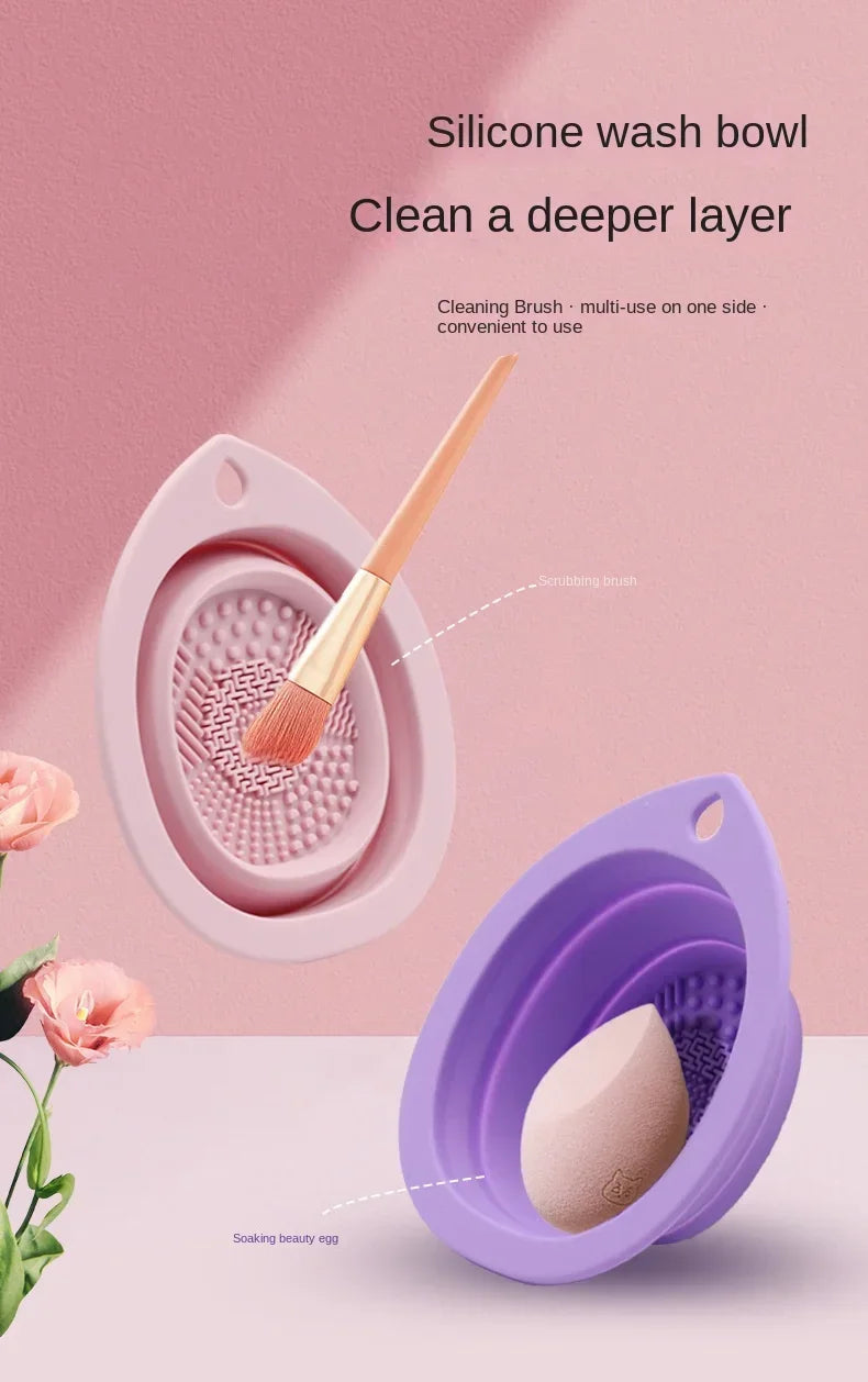 Silicone Makeup Brush Cleaner with Folding Design - Smarsty
