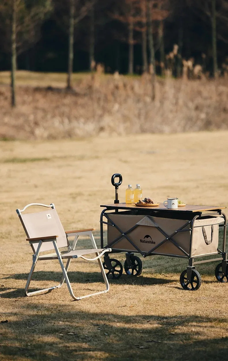Naturehike Camping Chair Portable Folding Kermit Chair High Load Foldable Travel Wood Chair Outdoor Picnic Relax Fishing Chair
