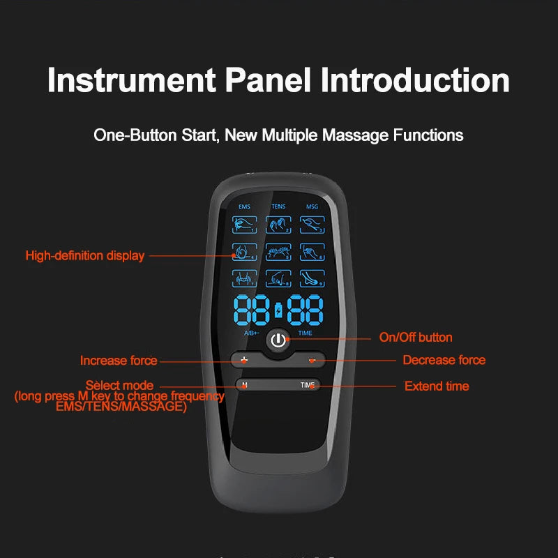 Electric EMS Muscle Stimulator with Built-in Battery - Smarsty