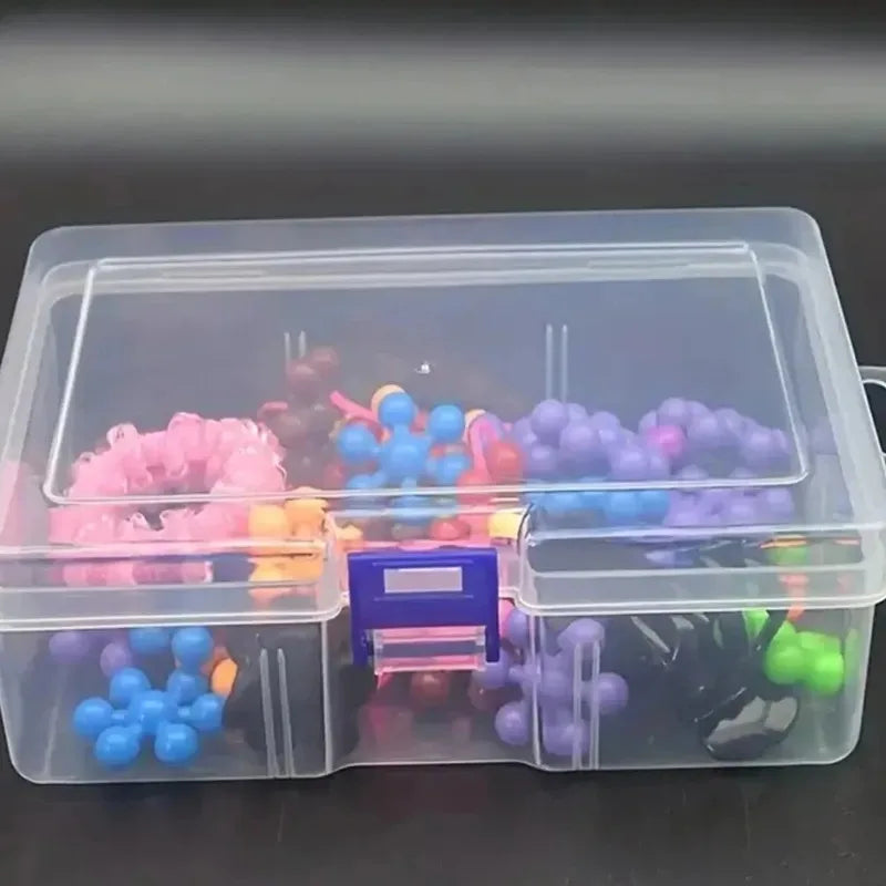 Transparent Plastic Storage Boxes for Jewelry and Crafts - Smarsty