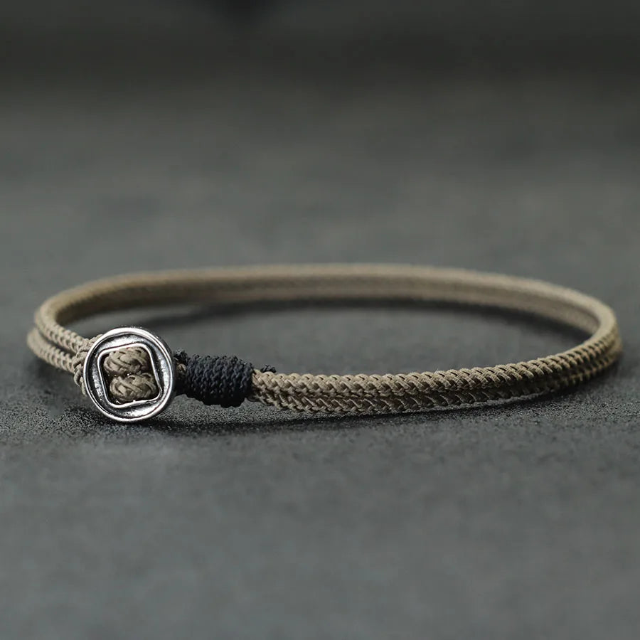 Grade A Weaven String Bracelet For Men Casual Outdoor Use - Smarsty