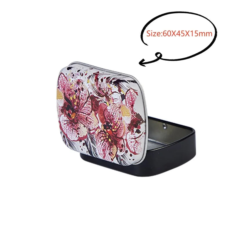 Small Metal Storage Box for Jewelry and Coins - Smarsty