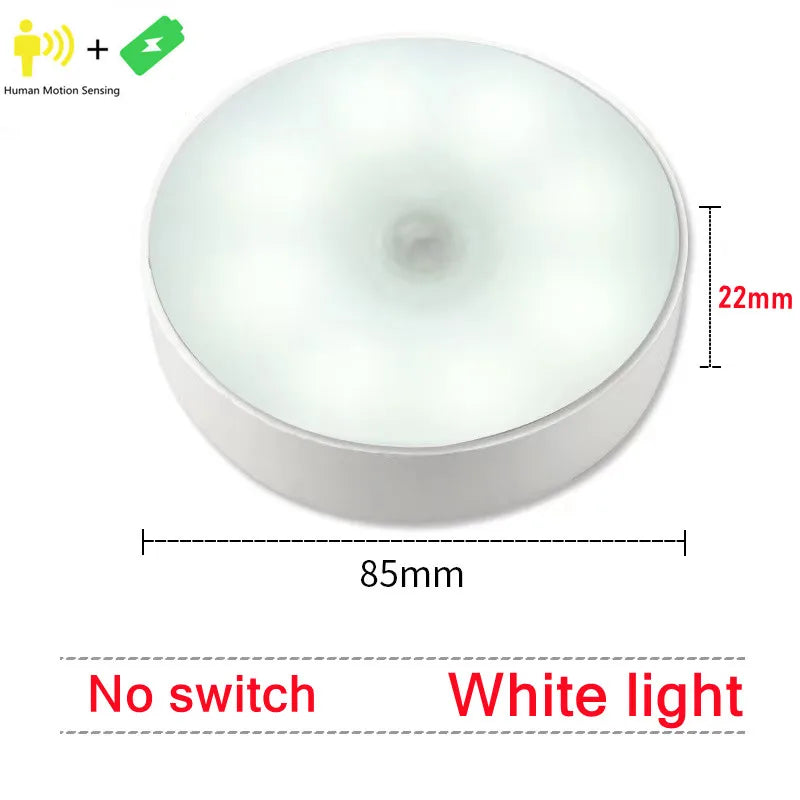 Rechargeable Motion Sensor LED Night Light for Home - Smarsty
