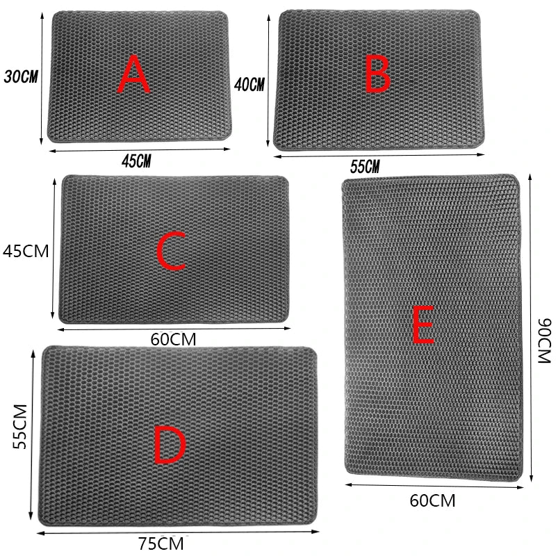 Waterproof Cat Litter Mat Non-Slip Easy Cleanup - Smarsty