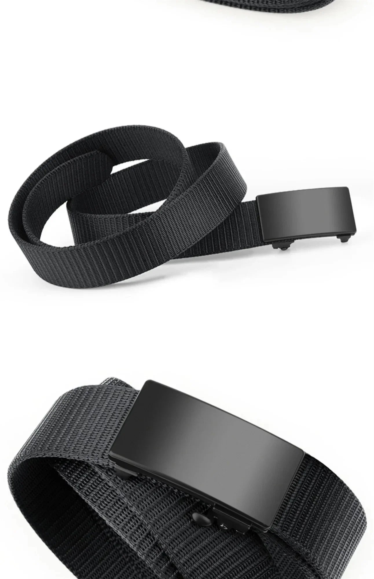Men's Quick Release Canvas Belt Durable Outdoor Sports - Smarsty