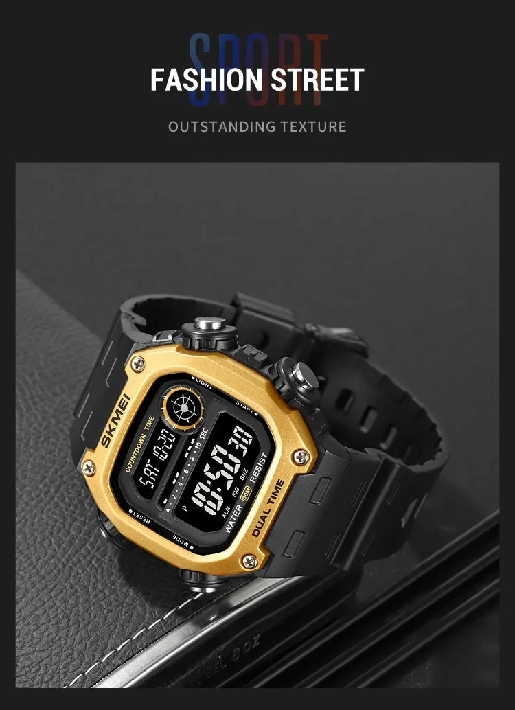 Skmei 2126 Waterproof Digital Sports Watch for Men - Smarsty