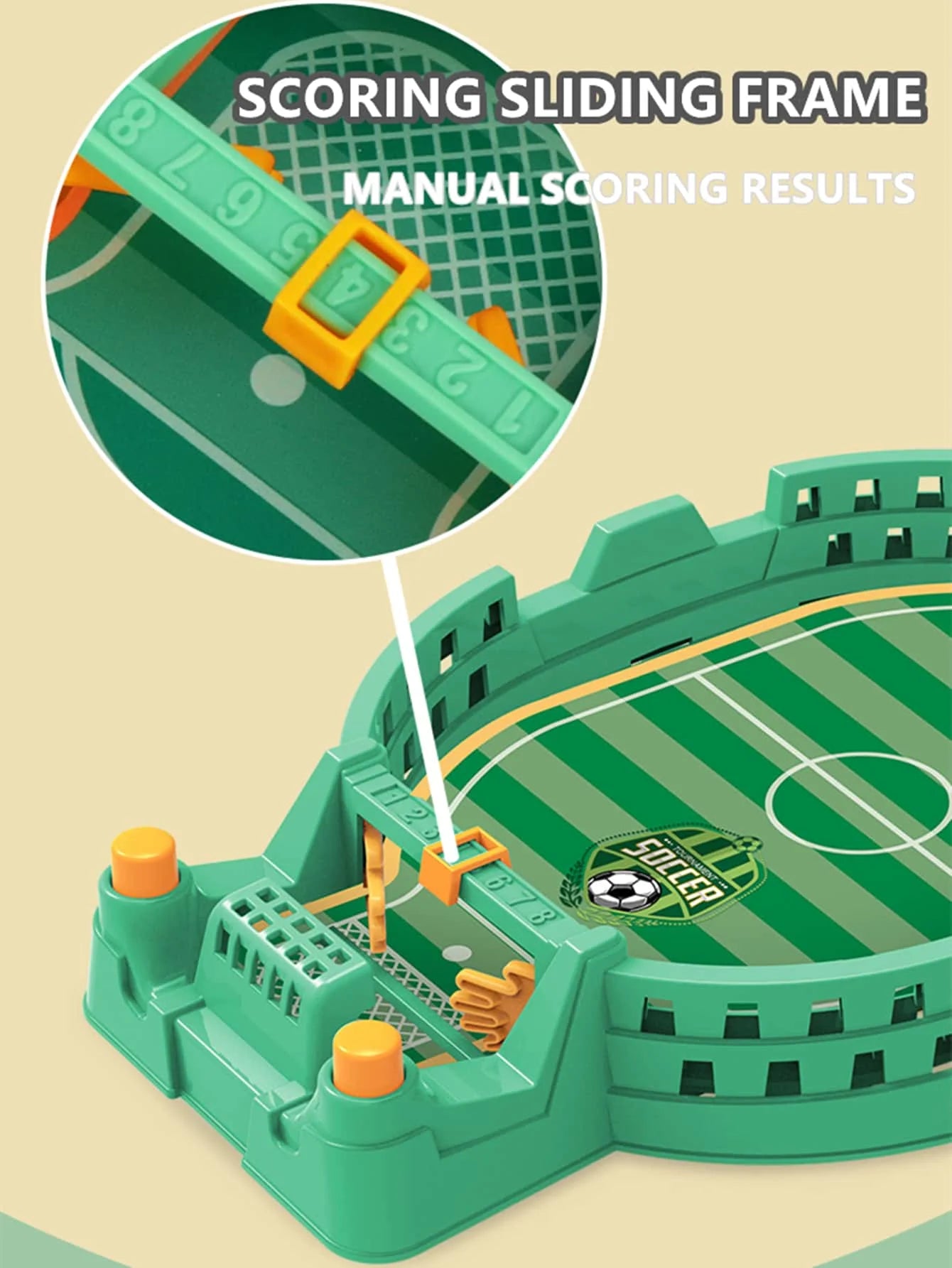Football Table Mini Tabletop Interactive Game, Soccer Tabletops Competition Sports Games Desktop Catapult Toys for Family Game by Smarsty