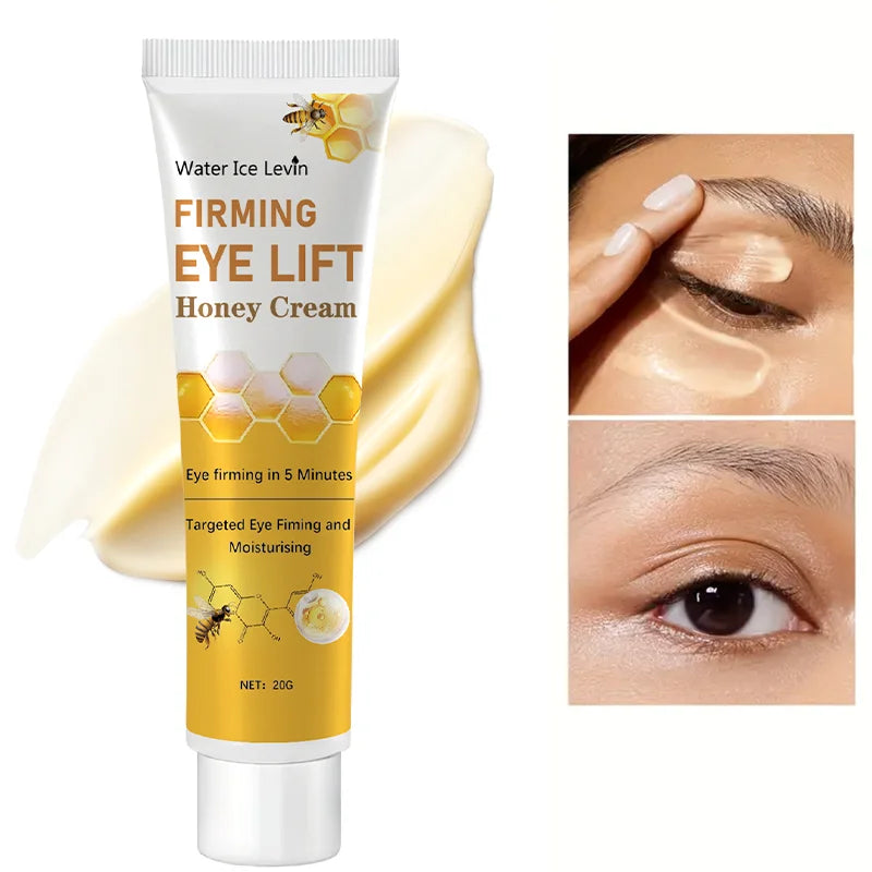 Honey Eye Cream lightens dark circles, firming skin Instant Eye Repair Essence Eye Beauty treatment - Smarsty