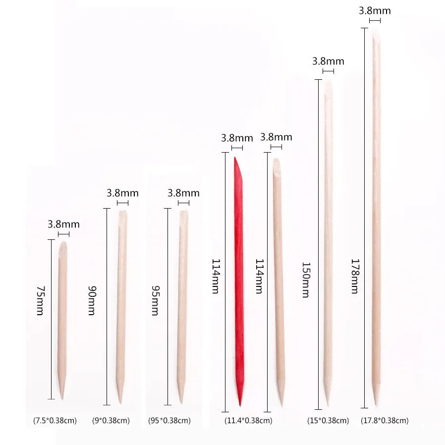 100 Piece Cuticle Pusher Set for Easy Nail Care - Smarsty