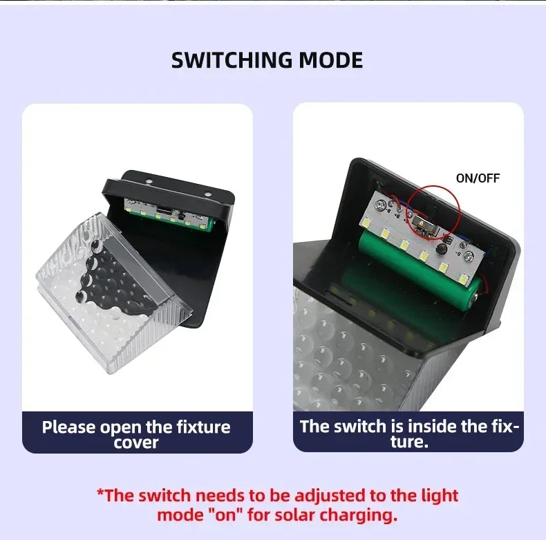 Solar Powered LED Motion Sensor Outdoor Wall Light - Smarsty