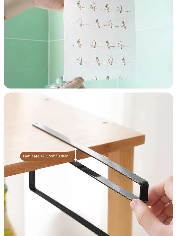 Portable Paper Roll Holder for Easy Kitchen Organization - Smarsty