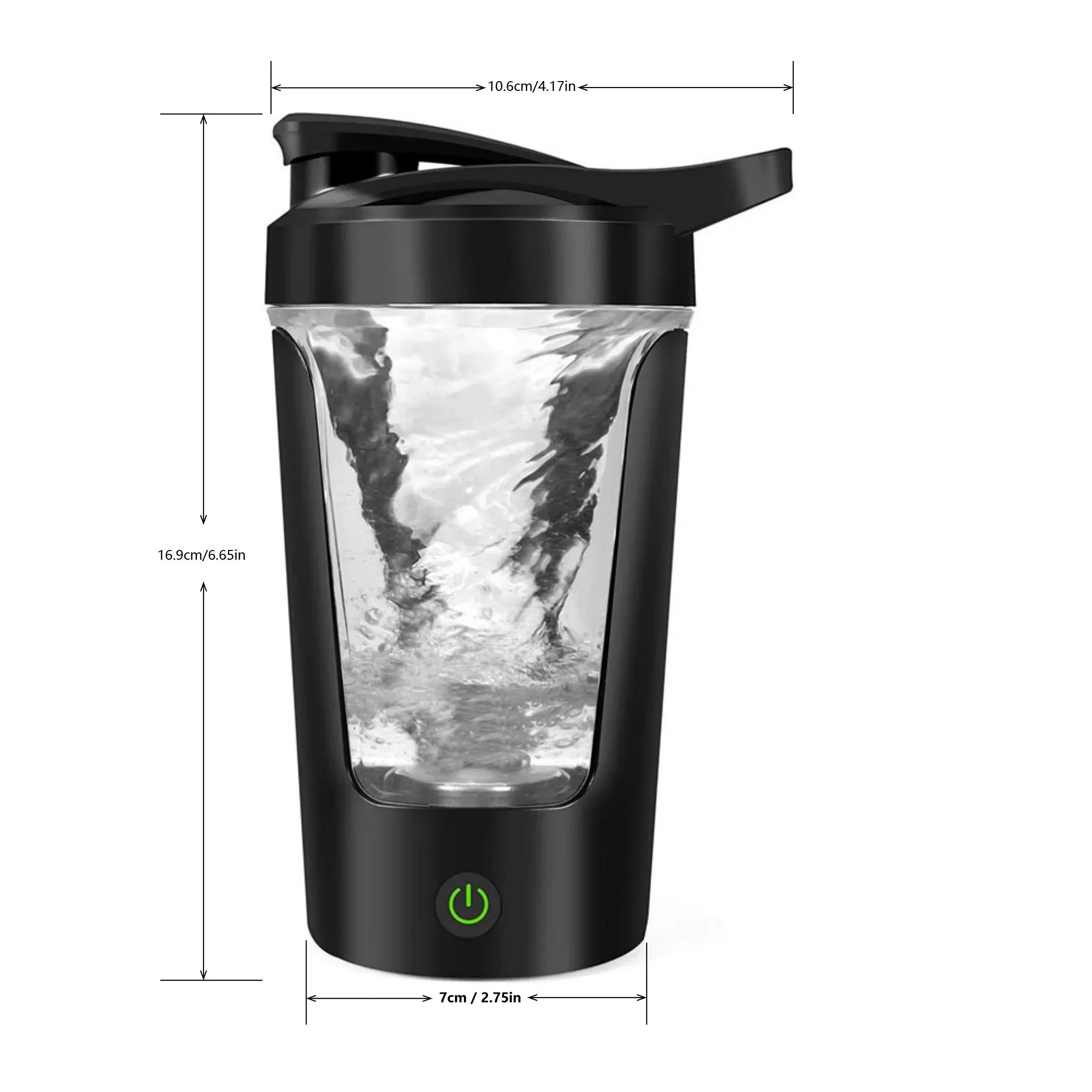 450ml Blenders Cup Electric Mixing Cup Portable Protein Powder Shaker Bottle Mixer For Travel Home Office Kitchen Tools by Smarsty