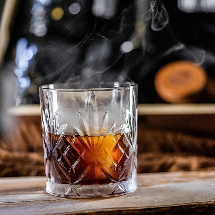 Wooden Cocktail Smoker Kit for Whiskey and Tequila - Smarsty