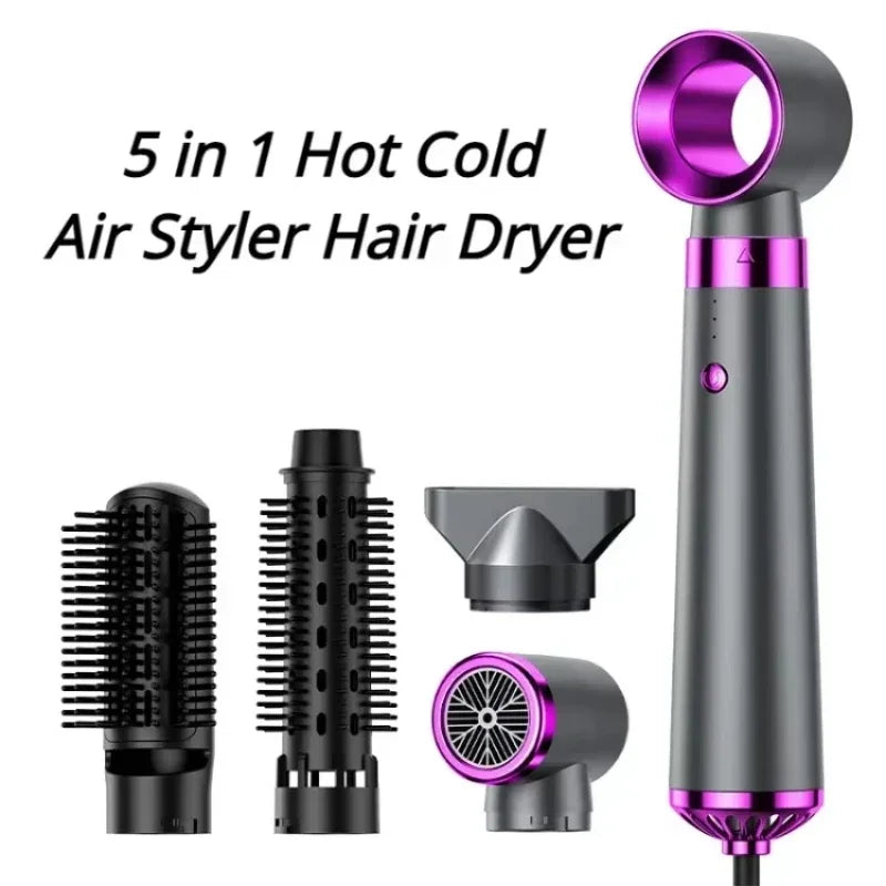 5 in 1 Electric Hair Dryer and Straightener Set - Smarsty